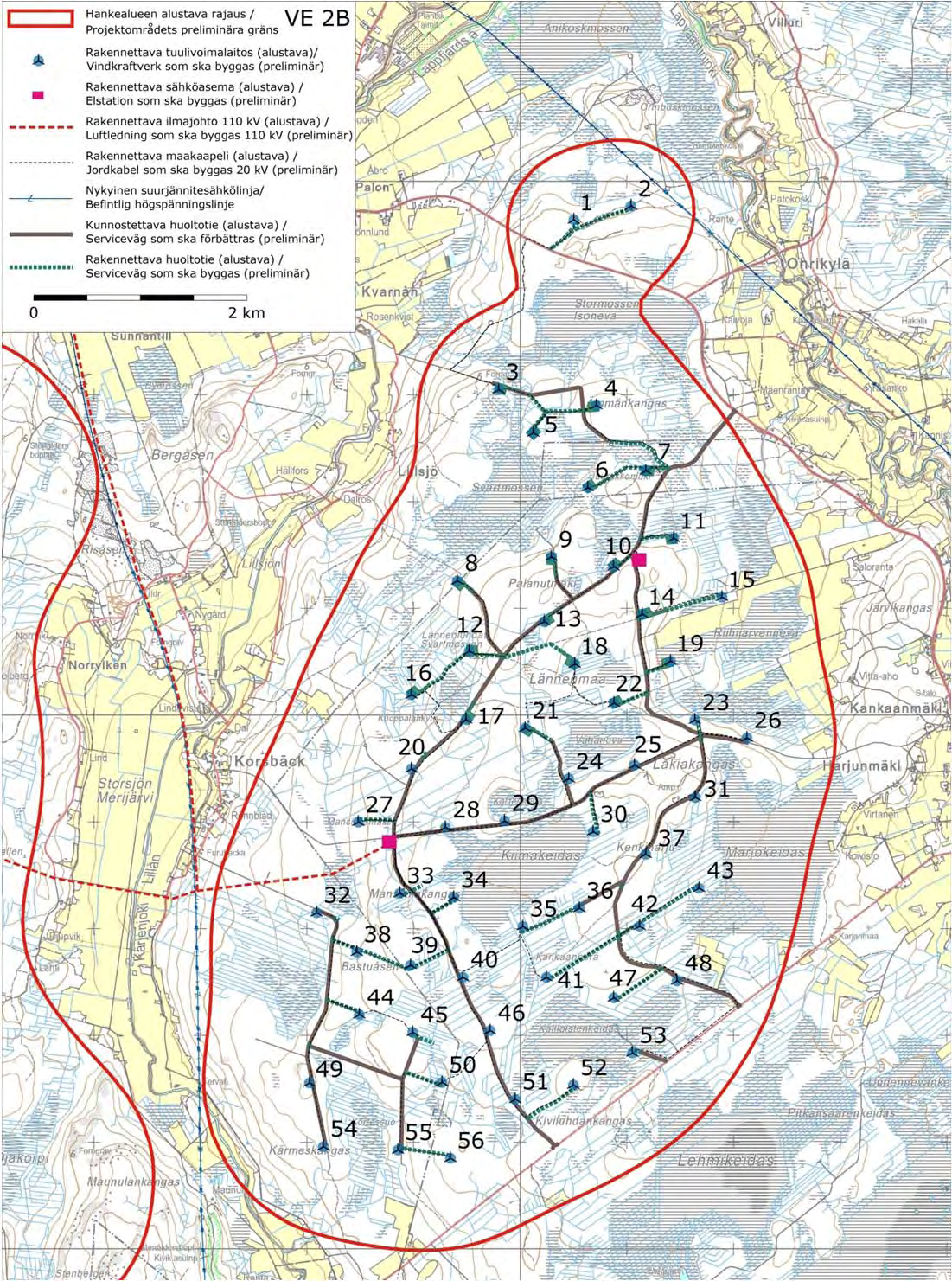 58 Lappfjärdin ja Lakikankaan tuulivoimapuistot CPC Finland Oy 4.3.