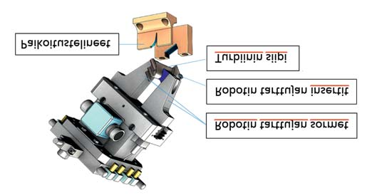 8.3 Robottitarttuja ja turbiinin siipi (Fastems) Demonstraation tarkoitus oli kuvata lisäävän valmistuksen automatisointia ja sen sovelluksia.