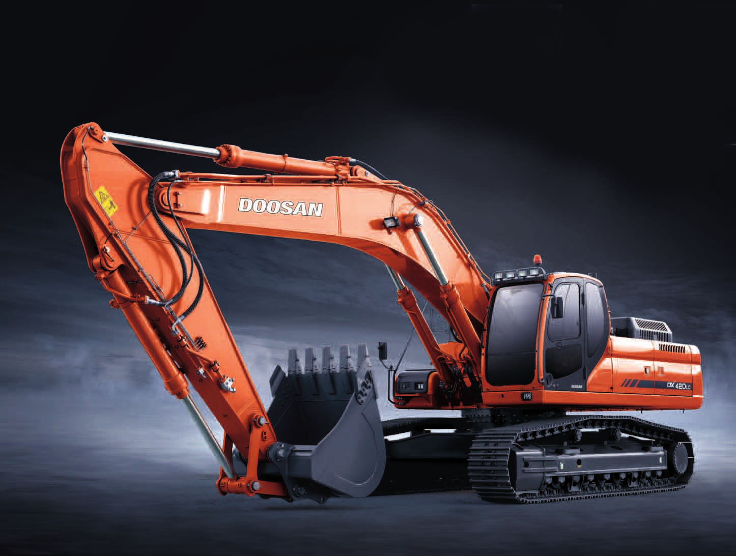 DOOSAN DX420LC hydraulinen kaivukone: Uusi Tutustu innovatiivisiin ominaisuuksiin!