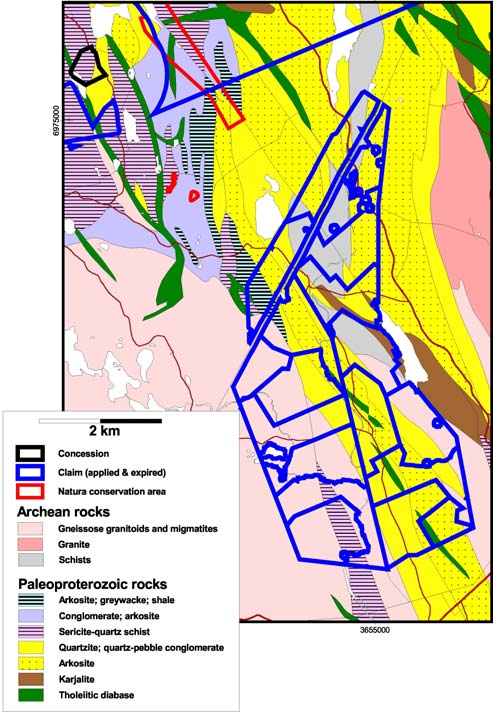 Geologian tutkimuskeskus 16 determinations for radium-226 and other radionuclides were made in STUK.