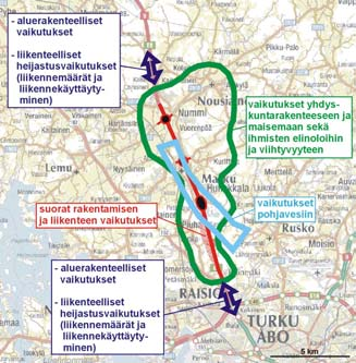 21(36) Kuva 10. Vaikutusalueen rajaus 5.3 Ympäristövaikutusten arvioimiseksi laadittavat selvitykset 5.3.1 Vaikutukset ihmisiin ja yhteisöihin Sosiaalisten vaikutusten arvioinnissa selvitetään