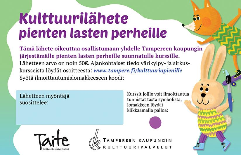 Kulttuurilähete Moniammatillisesti toteutettu taidelähtöinen työväline sosiaali- ja terveyspalveluiden henkilökunnan käyttöön.