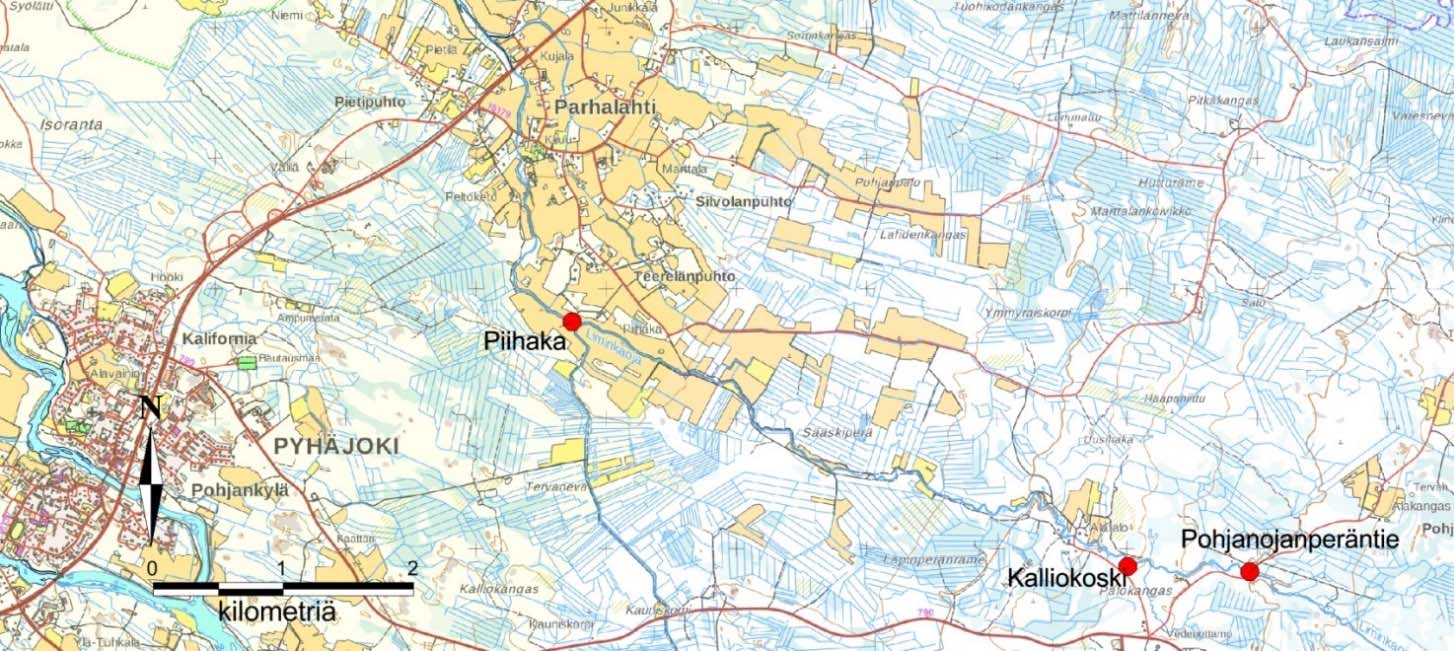 Sähkökoekalastus Liminkaojassa Liminkaojassa kalastetaan syyskesällä kolmella