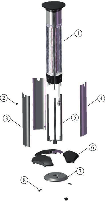 The appliance may only be installed above or below such materials, which cannot catch fire Never place or mount the appliance directly below or above a wall socket.