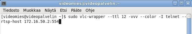 LIITTEET Liite 1/1 Liite 1. IPTV-palvelimen käyttöohje Kirjautuminen palvelimelle 1. Ota yhteys vcenter.kyamk.fi VMware VSphere Clientilla. 2.