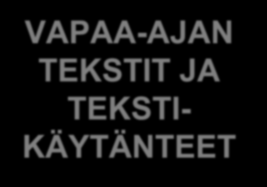 kaikkinensa (fb, twitter, meser, irc, instagram, gosus, wa ym.) tiimaritavara jne.