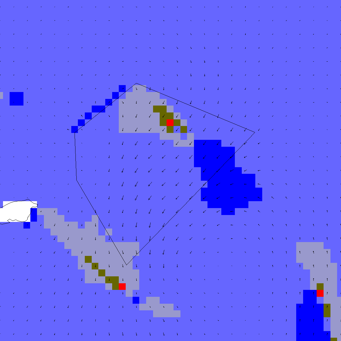 Virtausnopeuden suhteellinen