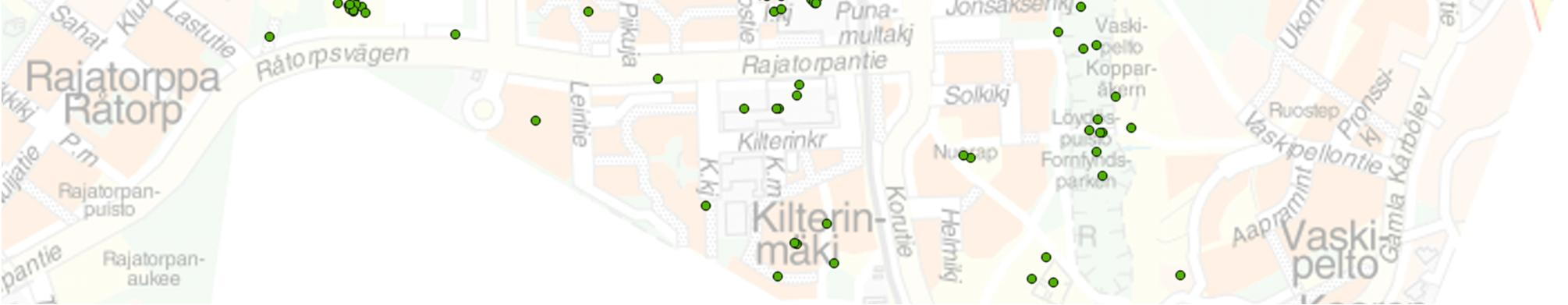 kirjasto), Myyrmäen tapahtumamonttu, asema