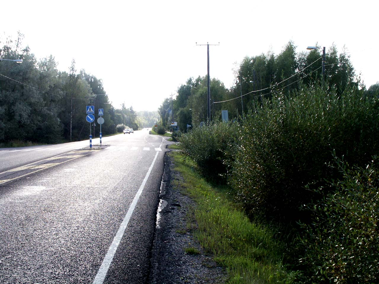 16 Uudenmaan tiepiirin koulujen liikenneturvallisuusselvitys TYÖN KUVAUS Kuva 9 Pajukon raivaaminen näkemien parantamiseksi on pieni, mutta tehokas toimenpide liikenneturvallisuuden parantamiseksi.