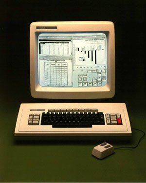Xerox 8010 Xerox Star April 1981 Double-clickable icons, mouse, overlapping windows, dialog boxes and a 1024*768 monochrome display. J. Johnson, T. L. Roberts, W. Verplank, D. C. Smith, C. Irby and M.