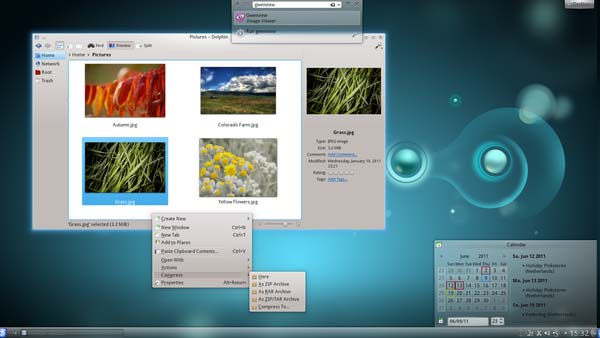 versioita: KDE 4.7 http://www.kde.