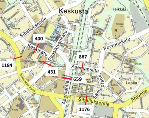 24 Kuva 22. Vaihtoehdon 2 poikkileikkaukset liikennemääristä iltahuipputunnilta. Uuden Ohitustien poikkileikkauksen liikennemäärät iltahuipputunnilla ovat 142 ajoneuvoa. 7.