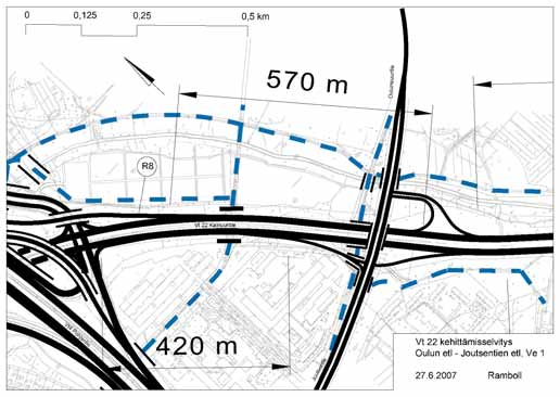 VT 22 kehittämisselvitys välillä valtatie 4 kaupungin raja 31 KEHITTÄMISSUUNNITELMA VE 1 VE 4 Kuva 18.