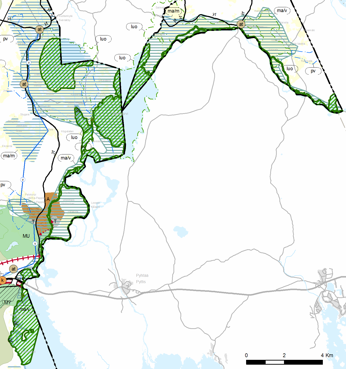 FI041001 - Kymijoki Kohteen yleiskuvaus Varsinainen Kymijoki alkaa Päijänteen kaakkoisosasta, Asikkalan kunnassa sijaitsevasta Kalkkisesta, josta matkaa merelle Ahvenkosken lahteen kertyy noin 203