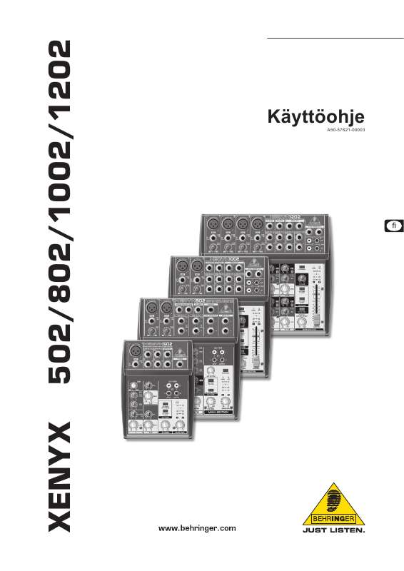 Löydät kysymyksiisi vastaukset käyttöoppaasta ( tiedot, ohjearvot,