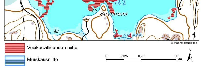 niittoalueista