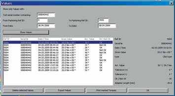 7759-3 USB sovitin, kaapeli ja ohjelmisto Nro 7732 Nro 730D varten Mittalukemien dokumentointiin ja tiedonhallintaan PC:lle ukee tallennetut momenttiavainten mitta-arvot ja liitoslukemat: - iitoksen