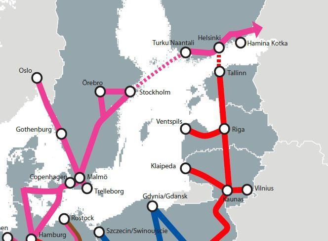 1. Hankkeen tausta ja tavoitteet 1.1. Euroopan TEN-T -verkko Hanke sijaitsee Euroopan Unionin TEN-T verkon käytävällä Scandinavian - Mediterranean.