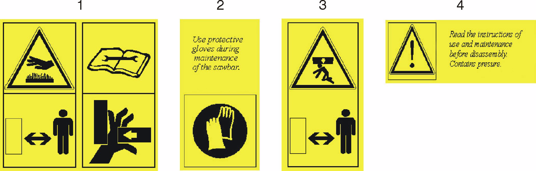 Muut osat Miscellaneous parts KETO-100 Supreme Varoitustarrat Safety stickers Tarrat
