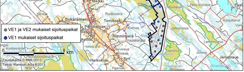 Toholampi-Lestijärvi alueen tuuliolosuhteet (sisämaan hanke) edellyttävät riittävää tornikorkeutta, jotta sähköntuotannossa päästään tavoiteltavalle tasolle.