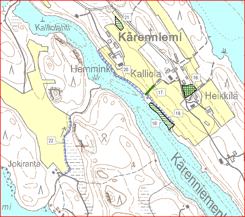 Kärenniemen suojavyöhykkeet 1,45 ha Hemmingin