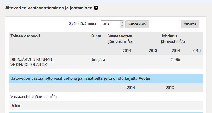 Jäteveden vastaanottaminen ja johtaminen Paasisalon