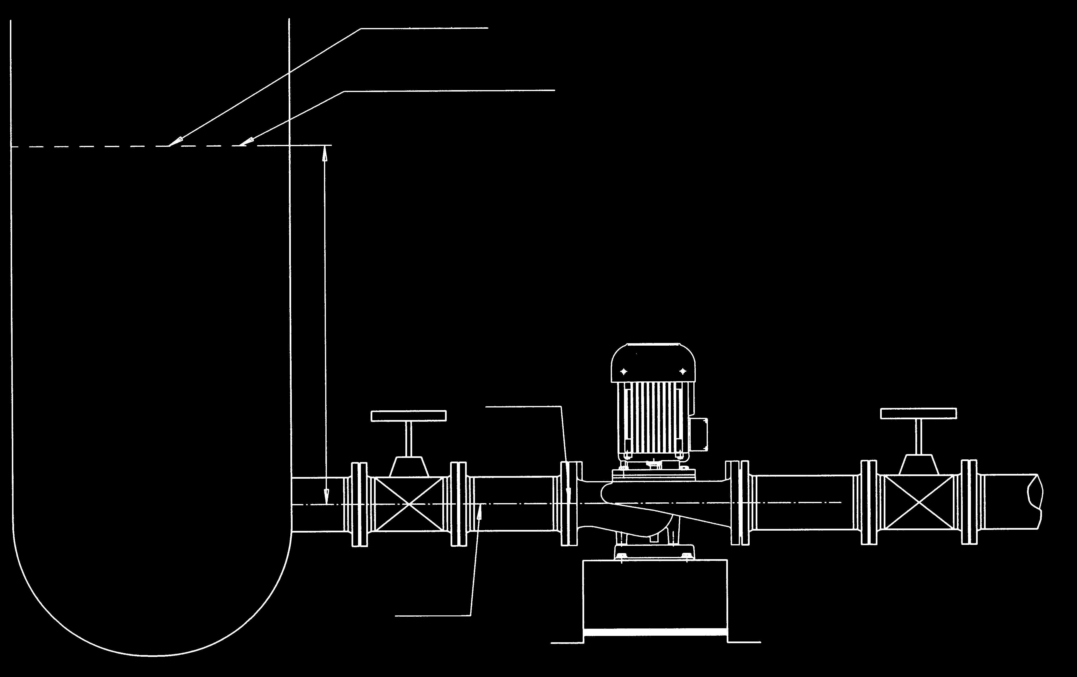 ja kavitaatio re < av re < p + h - h imu - p h re < p imu - p h Järjestelmän av -arvolla tarkoitetaan todellista tulopaineen (imulaipassa) ja pumpattavan nesteen höyrypaineen erotusta.