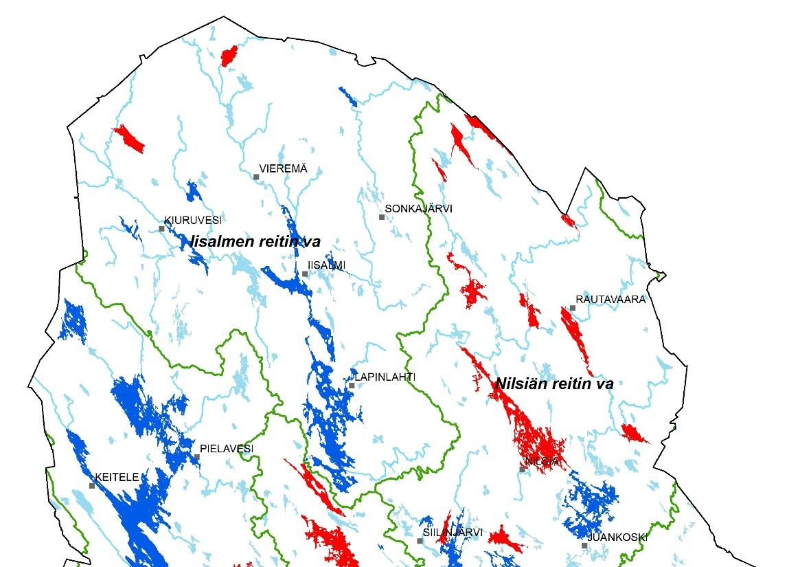 Vesistöjen kemiallinen tila Vesiympäristölle vaaralliset ja haitalliset prioriteettiaineet (33 kpl) Määritys vedestä tai kalasta (kolmella