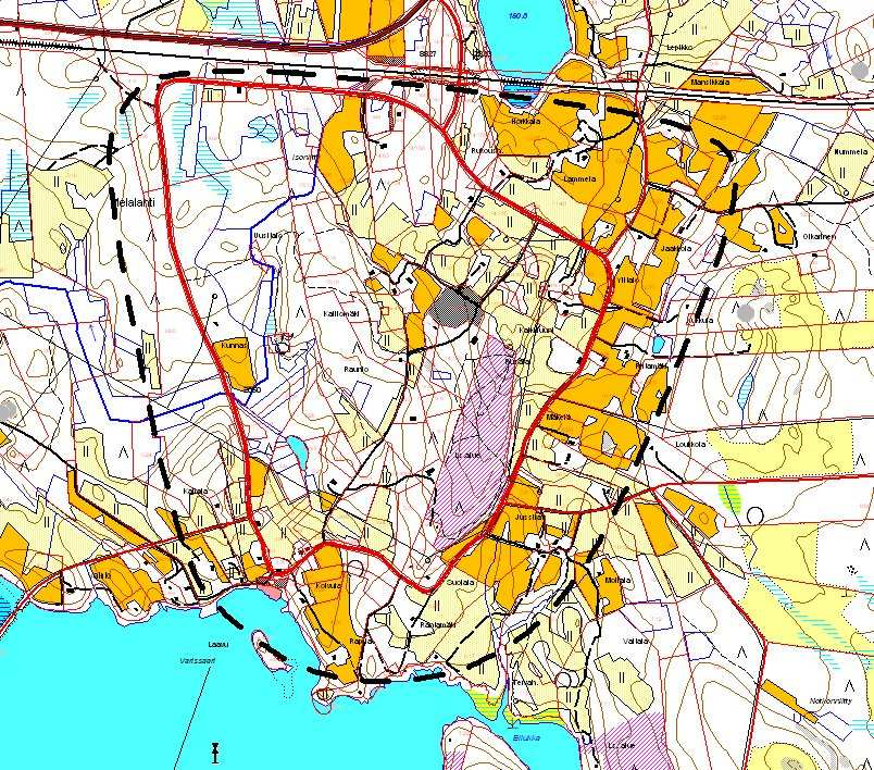 Paltamon koira- ja hevoskyläalueiden mahdolliset sijoitusalueet, osa-alueiden kartat ja ilmakuvat 1. Melalahden kyläalue 2. Mieslahden alue 3. Oikarilankylä 4. Kiehimänvaara 5.