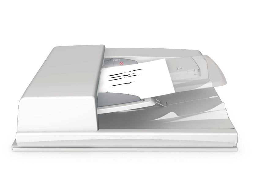 Xerox WorkCentre 9/9 -monitoimitulostin Kopioiminen. Aseta originaalit etusivut ylöspäin syöttölaitteen syöttöalustalle. Siirrä syöttöohjain originaaleja vasten.