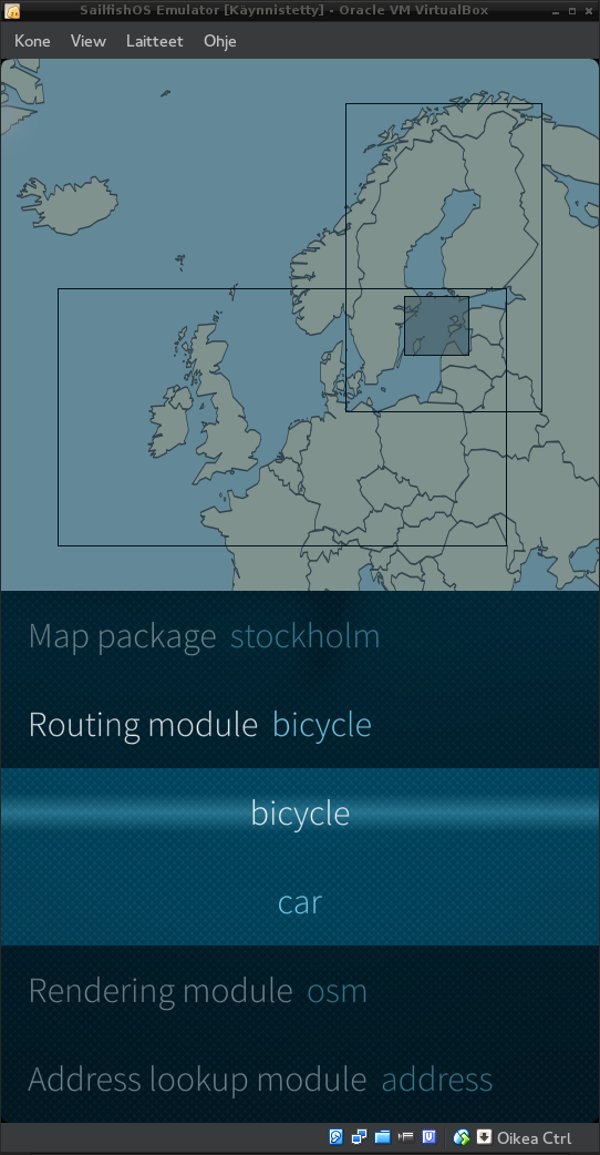 31 Kuva 8: ComboBox avattuna näyttäen tällä hetkellä valittua vaihtoehtoa 2.