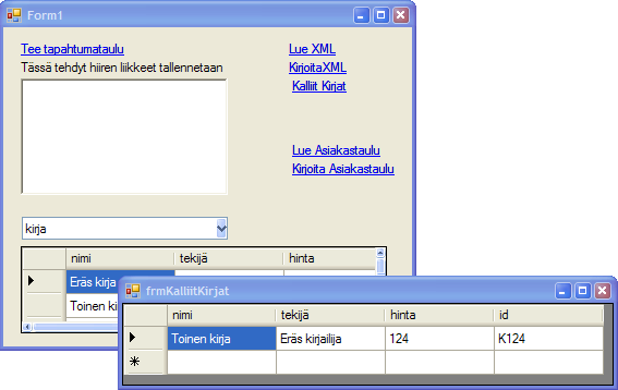 C# ja.net Framework 25 (26) Harjoitus 9: DataView Tausta Tehtävä DataSet'illä on paljon tietokantatyyppisiä ominaisuuksia.