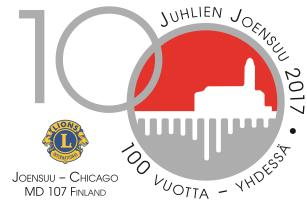 18 Juhlien Joensuu kutsuu M-piirin leijonia vuosikokoukseen Logossa on linkki vuosikokoussivuille Lionstoiminnan 100-vuotisjuhlavuonna Suomen Lions-liiton 64. vuosikokous järjestetään 9.-11.6.2017 Joensuussa.