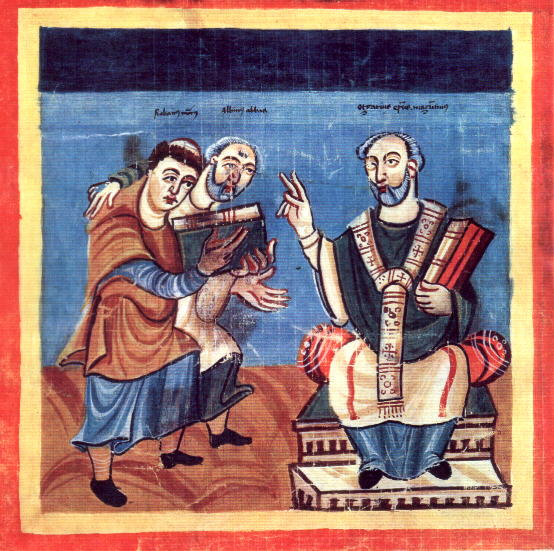 kirkonmiesten sivistystason nosto > latinan palauttaminen myöhäisantiikin muotoon kapitulaarit 790-luvulla munkkien ja pappien opittava antiikin latinaa, jota ilman