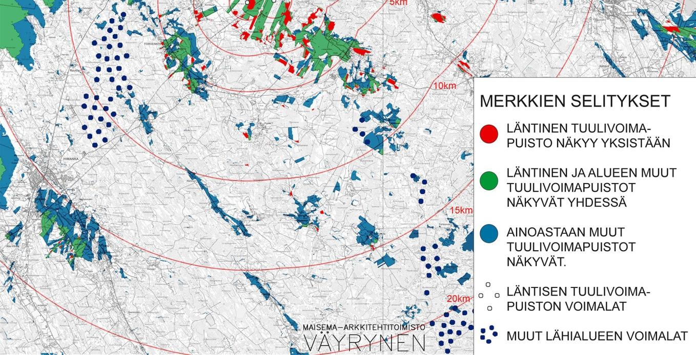 näkymäalueanalyysi Läntisten