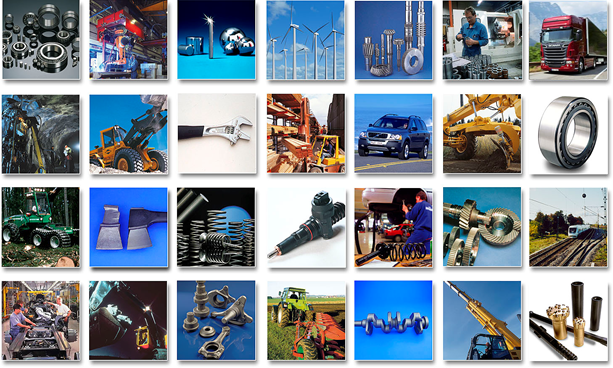 Our products are widely used We create added value for: Bearings Mechanical engineering Diesel injection