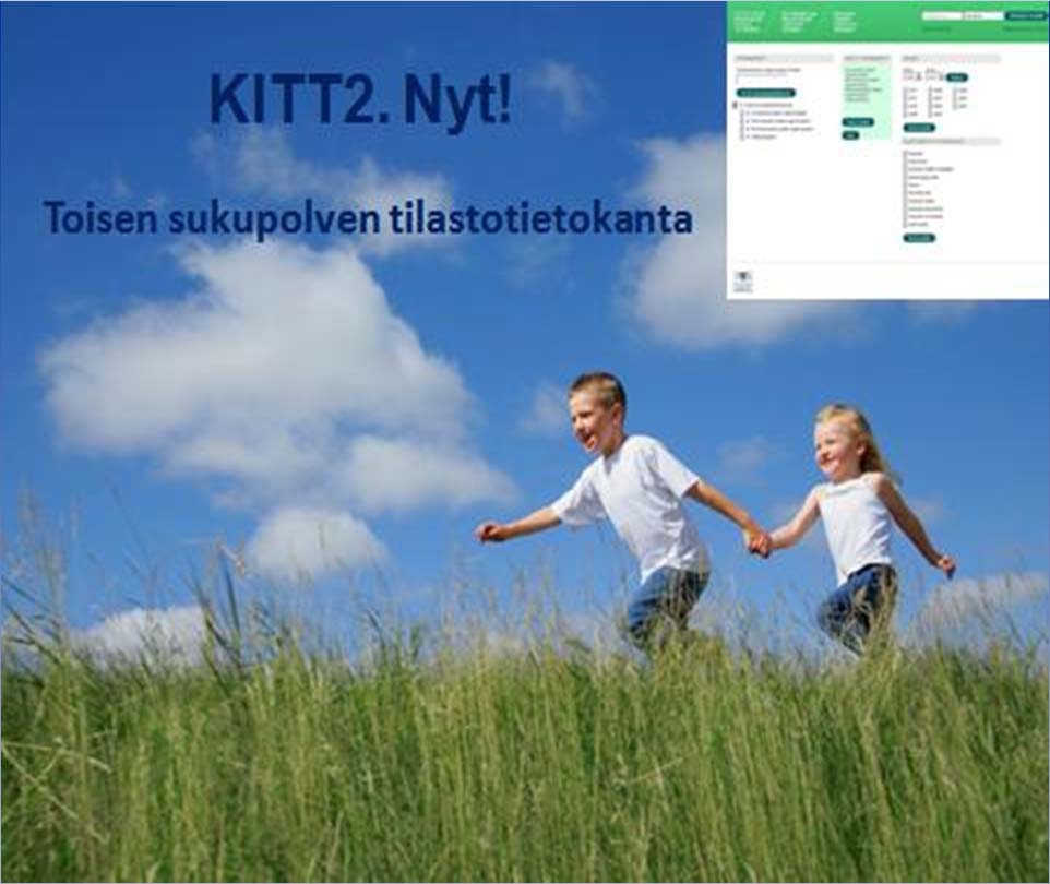 Tutustuminen KITT2-tietokantaan Yhteistilastovalmennus 14