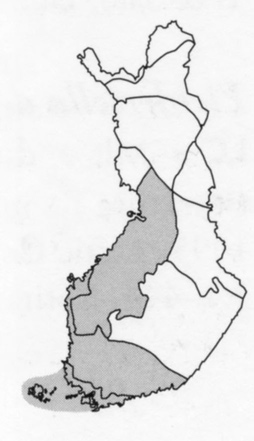 Oman kokemukseni mukaan sitä kasvaa harmaaleppien latvuksissa, ja useimmiten sen löytää maahan vasta pudonneilta oksilta. Eteläisessäkin Suomessa se on merenrantapusikoitten kääpä.