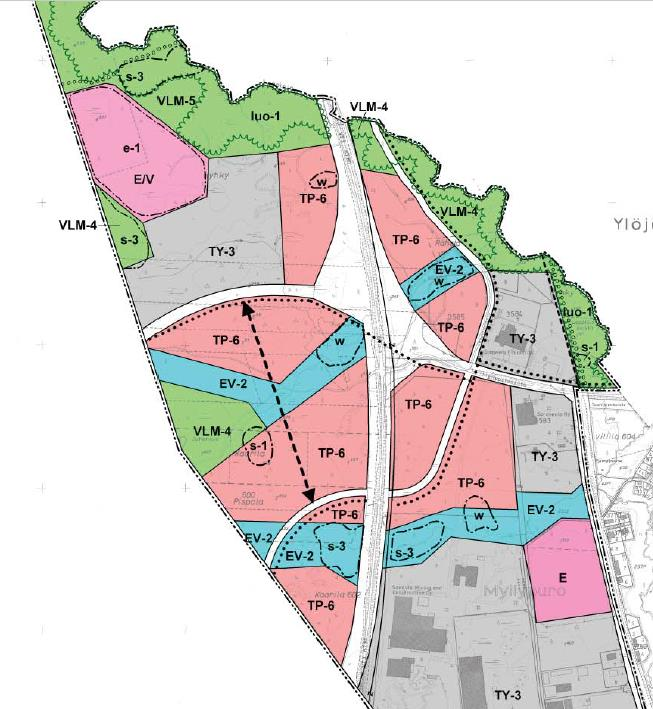 vaiheen asemakaavoitus perustuu Myllypuron