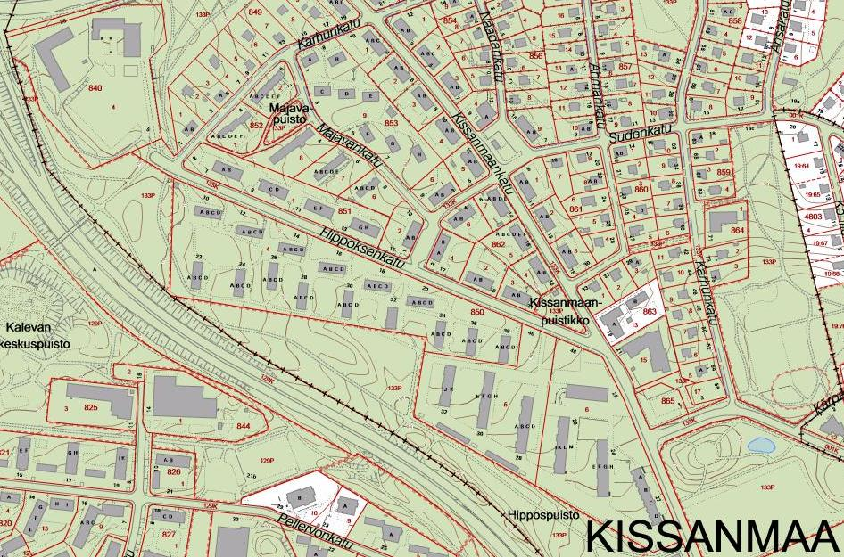 2017 Kissanmaa, Hipposkylä / TVA, kaava nro 8549 Kissanmaan Hipposkylän asemakaavan