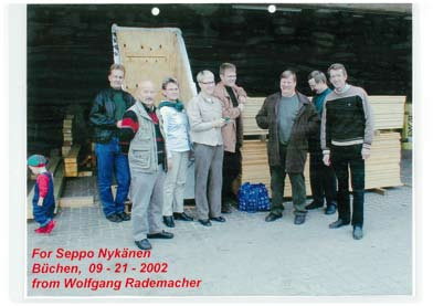 Büchen 2002 Finnland Besuch aus