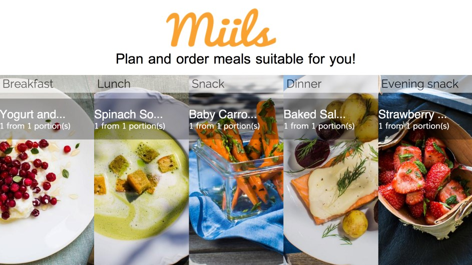 Winner Food & Wellness Award: Miils We help you plan and order meals