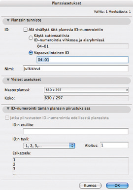 KO. - 3 Elementin yleisen alarajan alapuolelle ulottuvat osat eivät esiinny näkymissä.