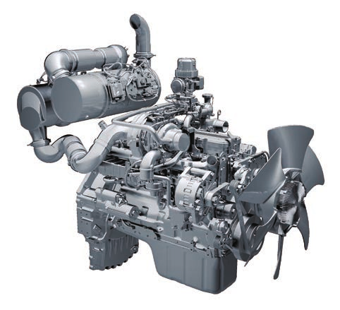 SCR KCCV Komatsu EU Vaihe IV Komatsun EU Vaihe IV moottori on VGT taloudellinen, luotettava ja tehokas.
