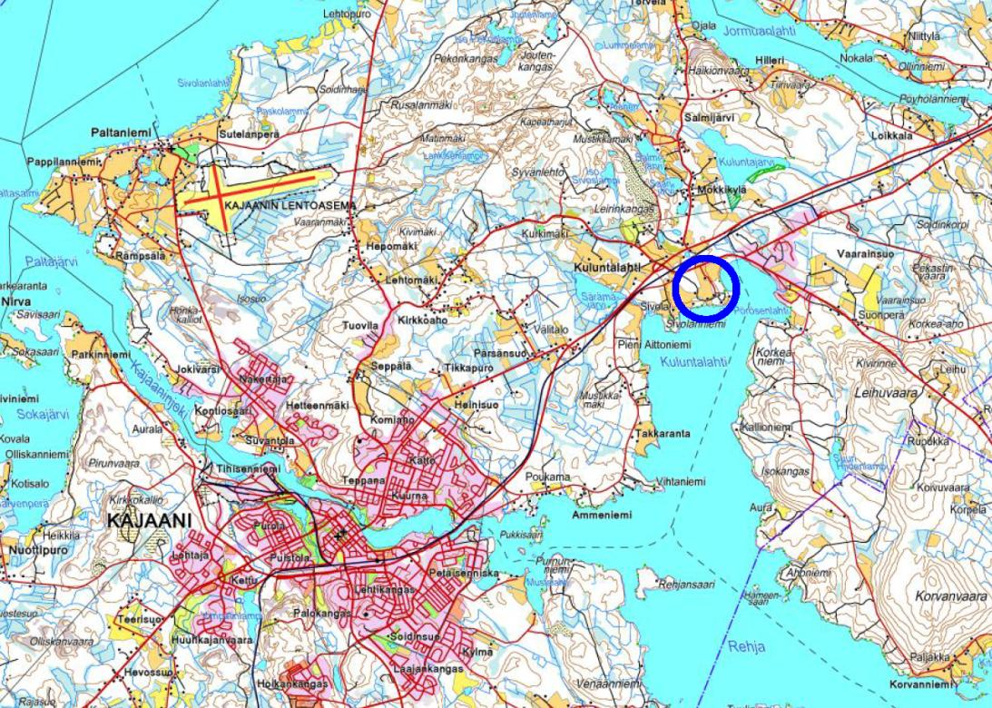 NUASJÄRVEN OSAYLEISKAAVAN MUUTOS 1 Tämä kaavaselostus koskee Kajaanin kaupunginvaltuuston 26.