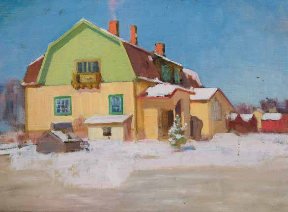 3. Suviranta Usko Nyströmin Eero ja Saimi Järnefeltille suunnittelema ateljeehuvila Suviranta kohosi Tuusulanjärven rantaan vuonna 1901.