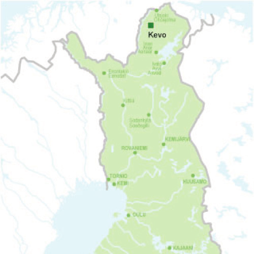 tehdään noin viiden vuoden välein. Kesällä 2013 oli vuorossa neljä erityyppistä aluetta eri puolilta Suomea: Kevon luonnonpuisto sekä Kurjenrahkan, Repoveden ja Patvinsuon kansallispuistot (kuva 5).