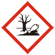 2.2 Merkinnät Merkinnät: Asetus (EY) N:o 1272/2008 Varoitusmerkit Huomiosana : Varoitus Vaaralausekkeet : H410 Erittäin myrkyllistä vesieliöille, pitkäaikaisia haittavaikutuksia.