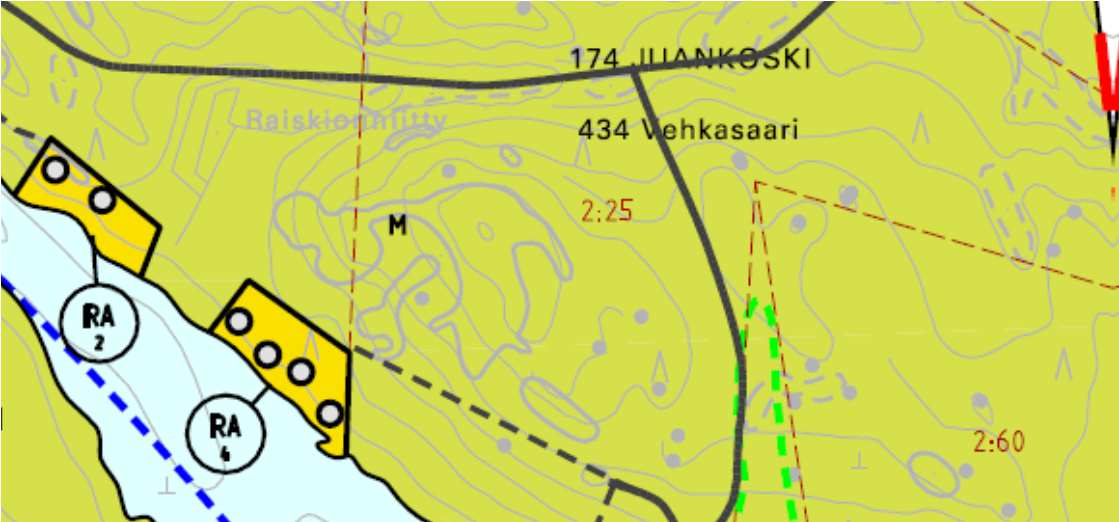 Venhonranta 2-58 ja Pieksänranta 2-57 sekä Karhonveden rannalle rajautuvalle tilalle Pilkanranta 2-65.