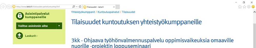 ammattilaisten yhteistyössä.
